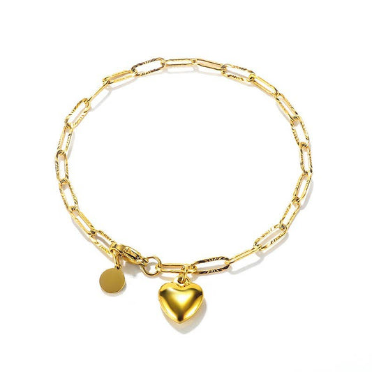 Chain Heart Bracelet