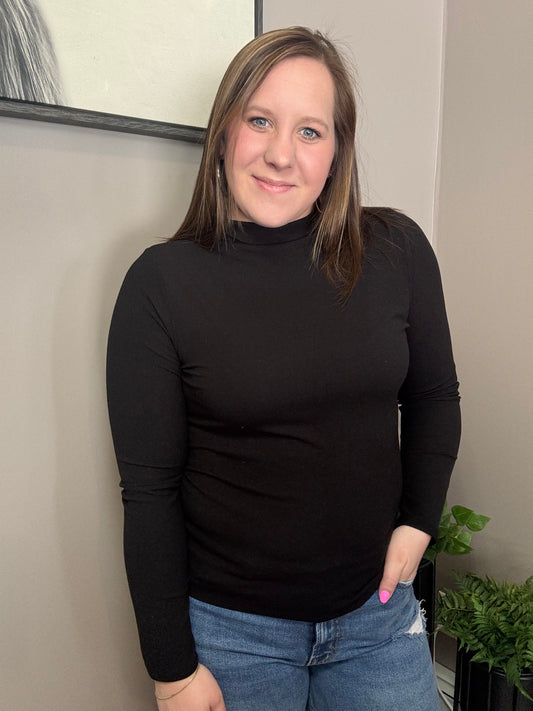 Black Long Sleeve Turtleneck