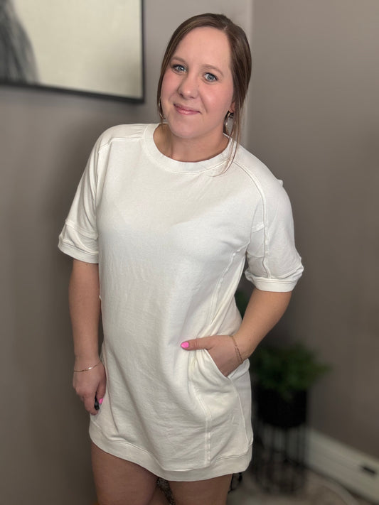 White T-Shirt Dress