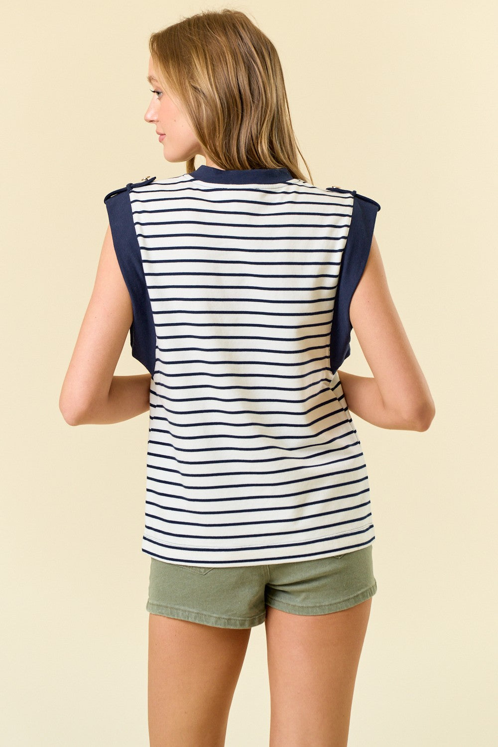 Striped Cotton Utility Tank