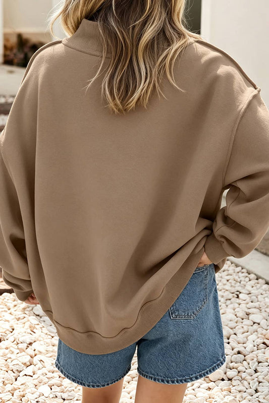 Jesus Mock Neck Sweatshirt