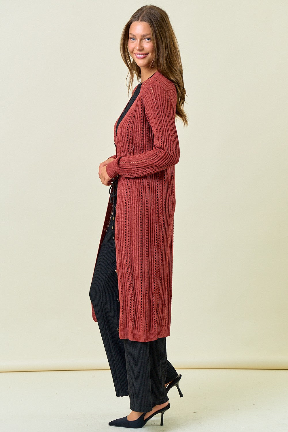Button Down Knit Cardigan