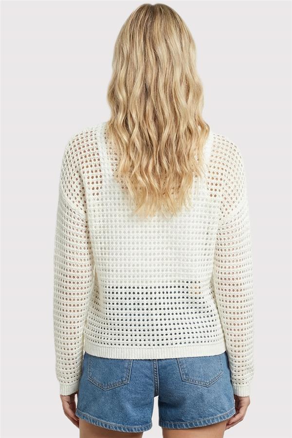 Crochet Pullover Long sleeve Sweater