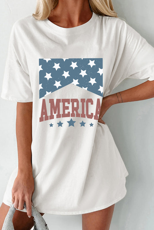 White America Oversized T Shirt