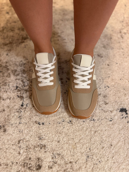 Taupe Joel Tennis Shoes