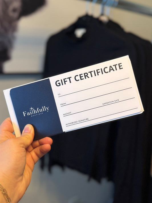 Faithfully Boutique Gift Card