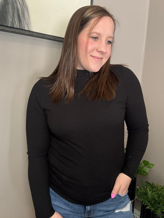 Black Long Sleeve Turtleneck