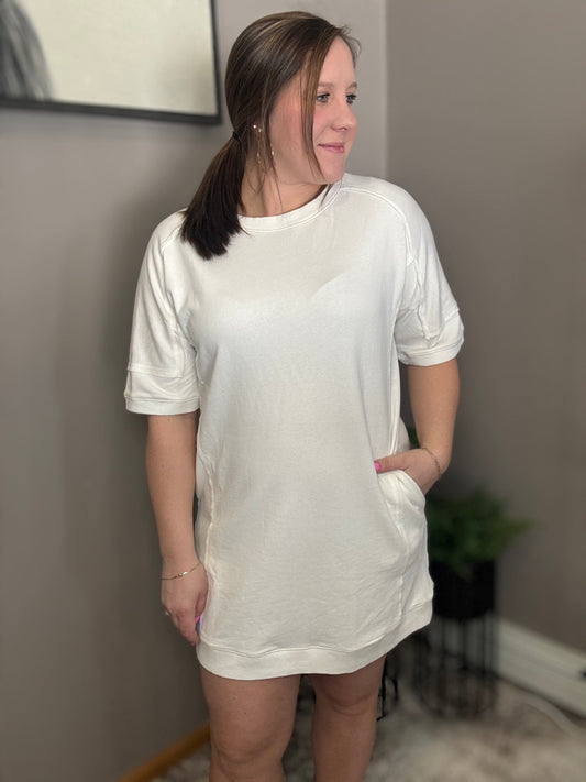 White T-Shirt Dress