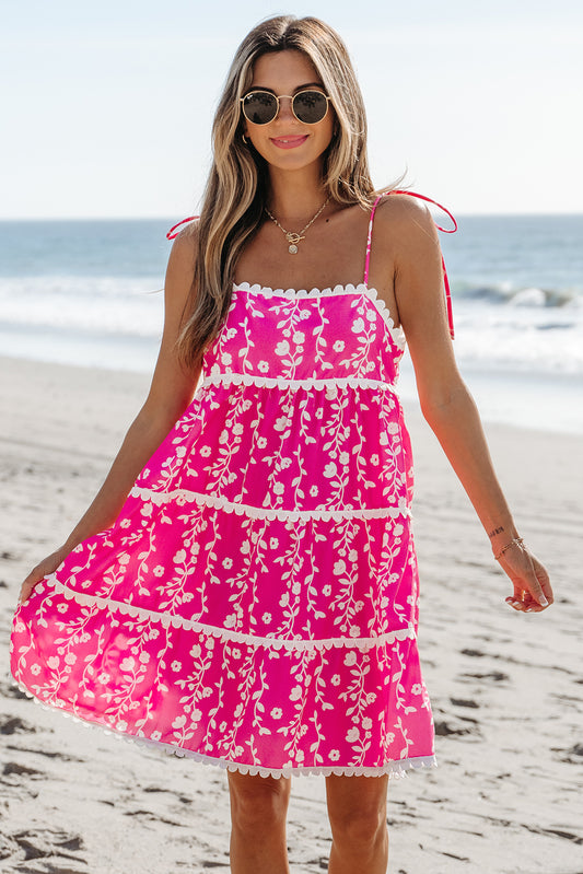 Pink Floral Dress