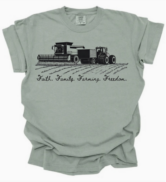 Faith • Family • Farming • Freedom Graphic Tee