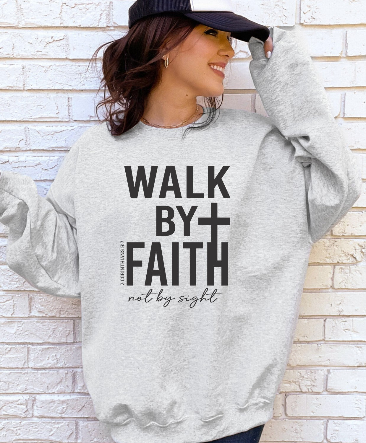 Walk By Faith Crewneck