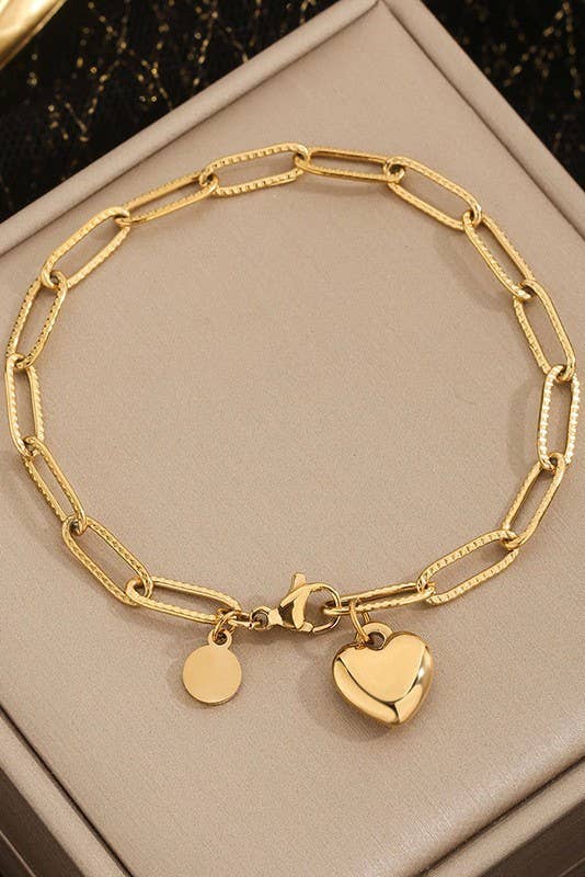 Chain Heart Bracelet