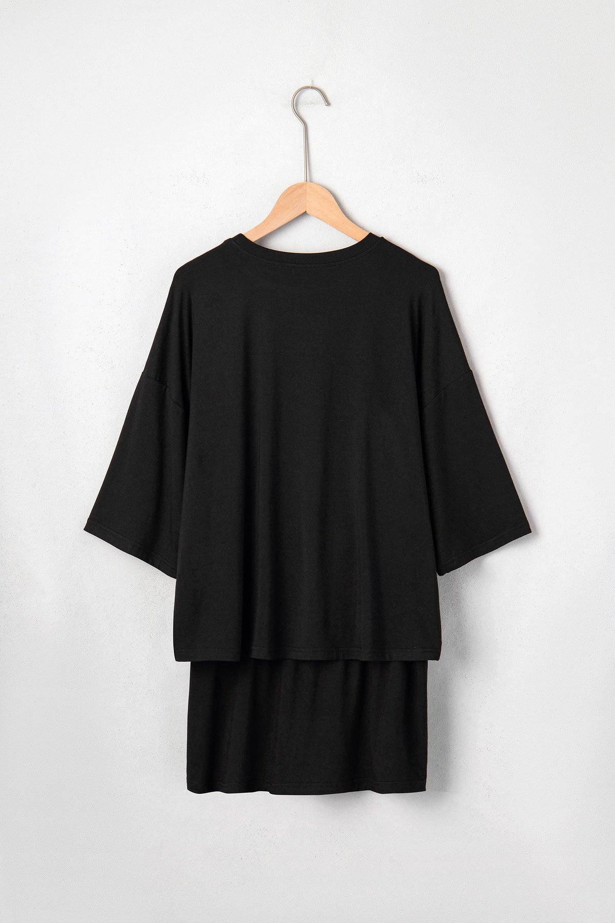 Solid Oversize Tee & Mini Skort Set