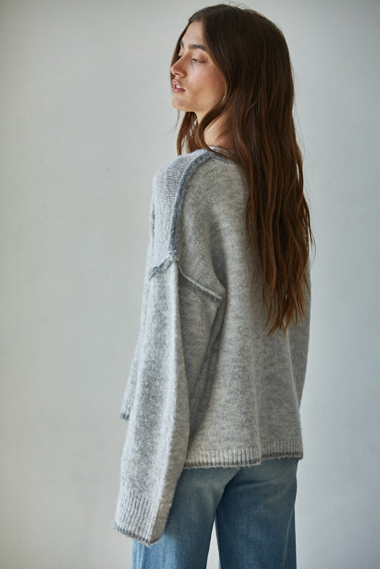 Gray Olympus Pullover
