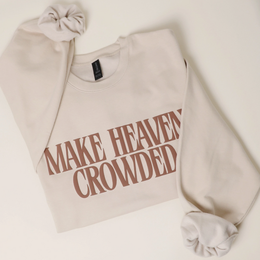 Make Heaven Crowded Puff Midweight Sweatshirt