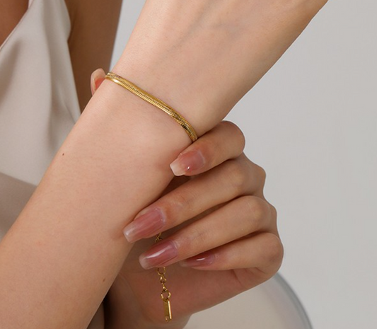 Solid Stainless Steel, Waterproof, Tarnish Free Bracelet